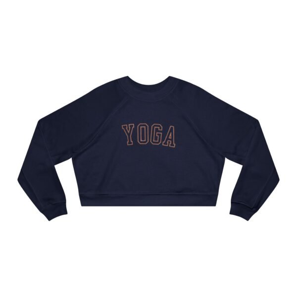 Women's Cropped Fleece Pullover - Image 4