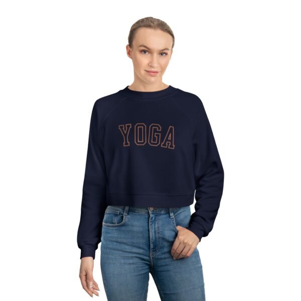 Women's Cropped Fleece Pullover - Image 2