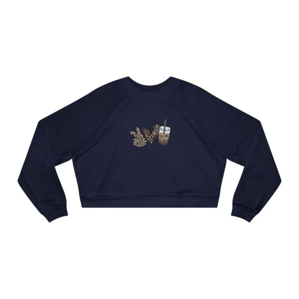 Women's Cropped Fleece Pullover - Image 3
