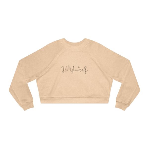 Women's Cropped Fleece Pullover - Image 3