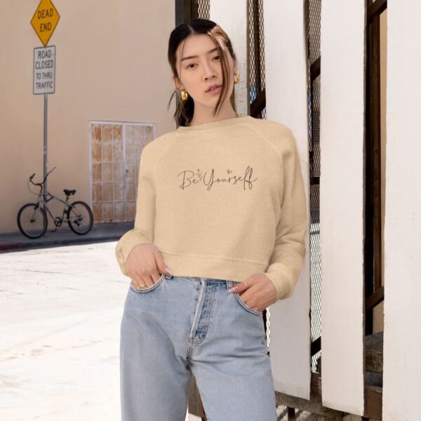 Women's Cropped Fleece Pullover - Image 2