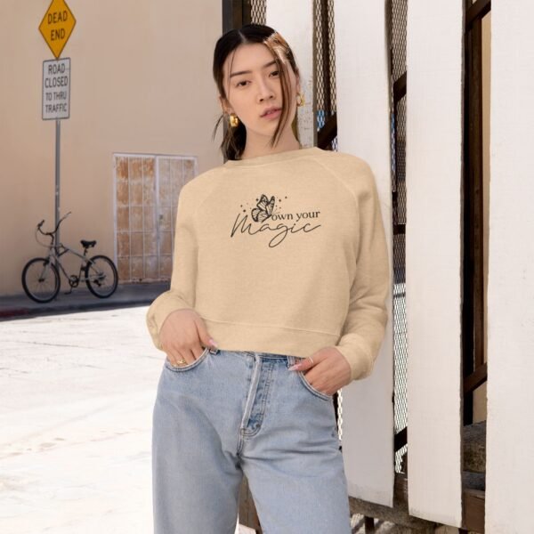 Women's Cropped Fleece Pullover - Image 8