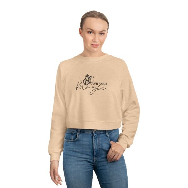 Women's Cropped Fleece Pullover - Image 7