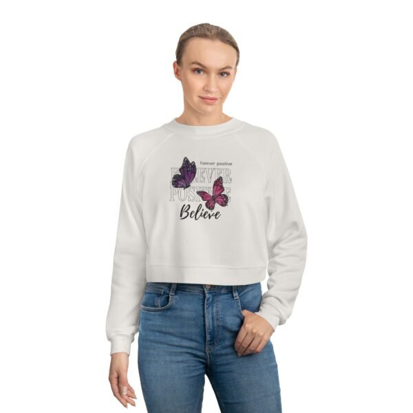 Women's Cropped Fleece Pullover - Image 8